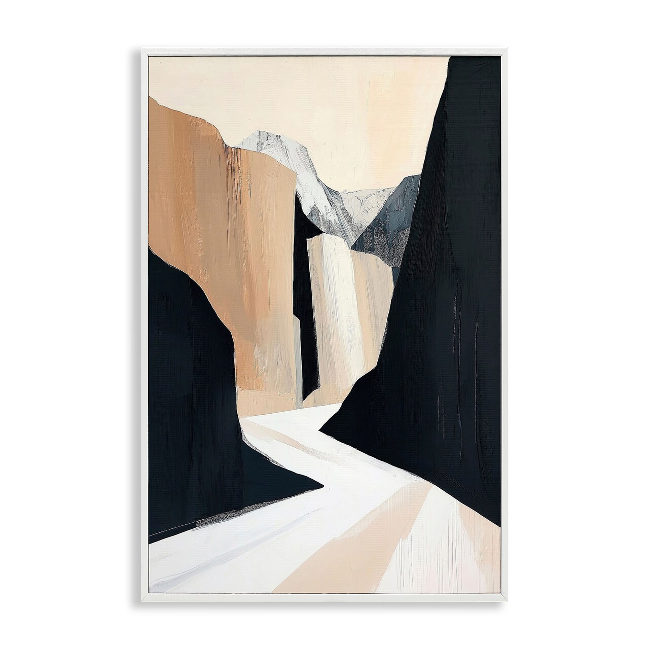 Stupell Industries Modern Blocked Desert Landscape Framed Giclee, design by Gina Kelly